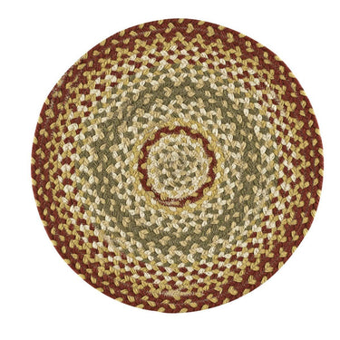 Mill Village Braided Placemat - Round Set Of 6 Park Designs - The Fox Decor